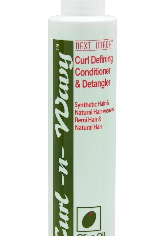 Next Image Curl-n-Wavy Curl Defining Conditioner & Detangler with Olive Oil, Shea Butter, Jojoba Oil & Vitamin E - 8 Ounce - Image 1